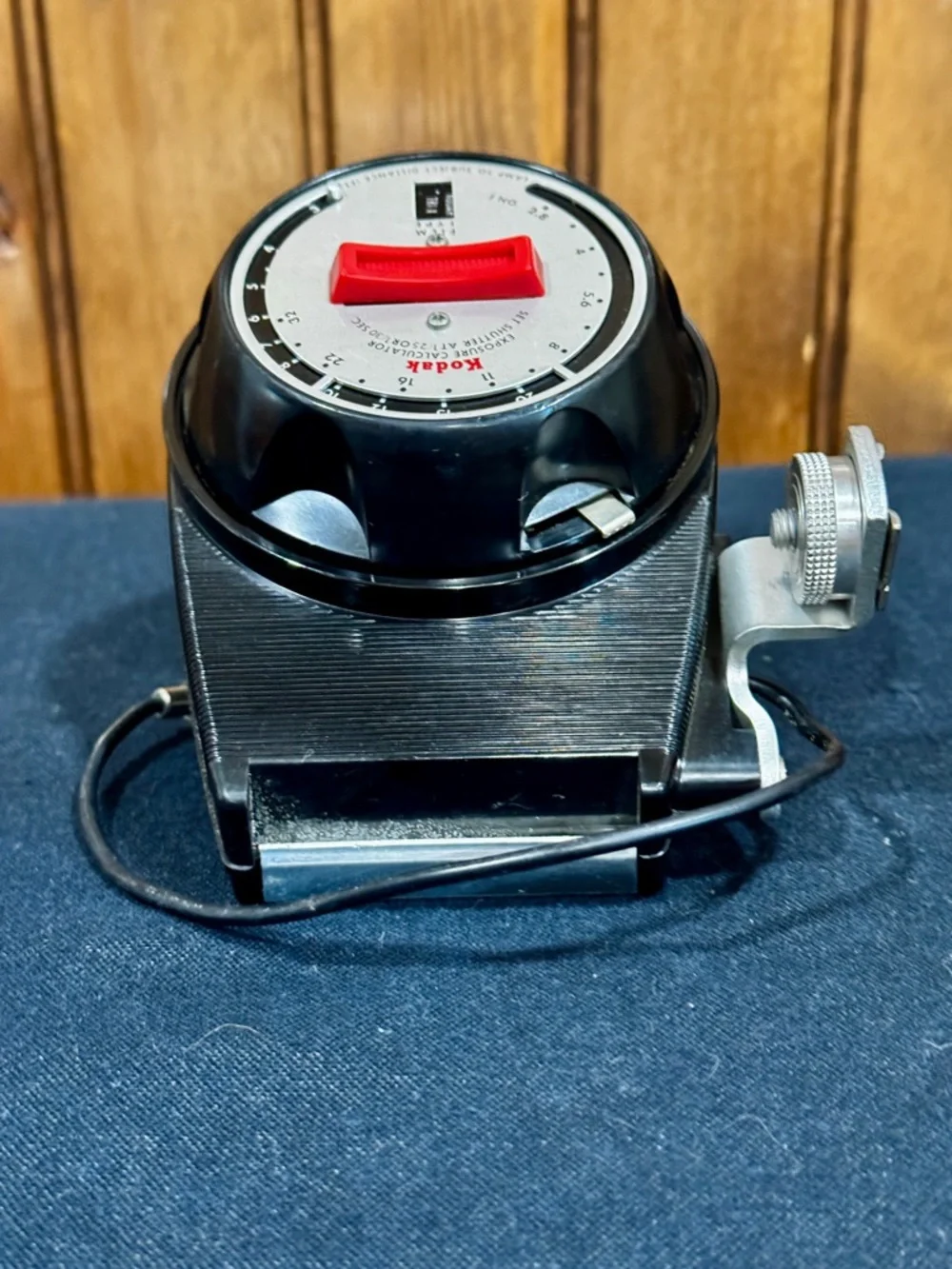Kodak Black and Silver Rotary Flasholder Type-2 with original instructions